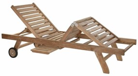 Solseng DKD Home Decor Καφέ Με τροχούς Ξύλο Τικ (200 x 65 x 36 cm)