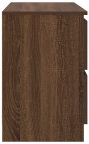 vidaXL Έπιπλο Τηλεόρασης Καφέ Δρυς 80x35x54 εκ. Επεξ. Ξύλο
