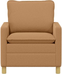 vidaXL Καναπές Μπεζ 76 x 81 x 87,5 εκ Ύφασμα