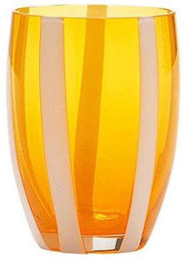 Ποτήρι Νερού Gessato GS00104 320ml Amber Zafferano Glass