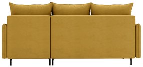 Γωνιακός καναπές Leon L-Kitrino-Δεξιά