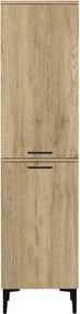Ντουλάπι με καλάθι απλύτων Singa Megapap χρώμα sepet oak 45x40x180εκ.