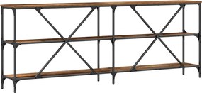 vidaXL Τραπέζι κονσόλας Παλιό ξύλο 200 x 30 x 75 εκ.