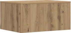 vidaXL Επιτοίχιο γραφείο Επιτοίχιο Artisan Oak 60 x 45 x 30 cm
