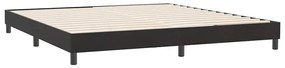 vidaXL Πλαίσιο κρεβατιού χωρίς στρώμα Μαύρο 180x210 cm Βελούδινο