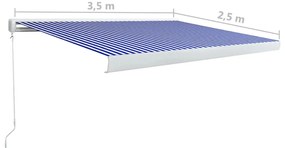 ΤΕΝΤΑ ΚΑΣΕΤΙΝΑ ΧΕΙΡΟΚΙΝΗΤΗ ΜΠΛΕ / ΛΕΥΚΗ 350 X 250 ΕΚ. 3052671