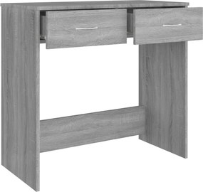 vidaXL Γραφείο Γκρι Sonoma 80 x 40 x 75 εκ. από Επεξεργασμένο Ξύλο