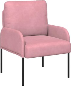 vidaXL Καναπέδες με μαξιλάρι 55cm Ροζ Κόντρα πλακέ