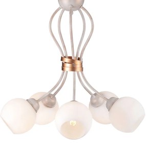 Φωτιστικό Οροφής Πολύφωτο Aca Foyer DL11695C White/Antique Gold