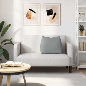 vidaXL Μαξιλάρι Πλάτης Ανοιχτό γκρι 60 x 50 x 20 cm ύφασμα