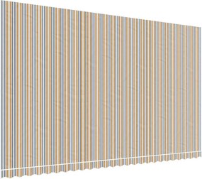 vidaXL Ανταλλακτικό Ύφασμα Τέντας Πολύχρωμο 580x345 εκ. Πολυεστέρας