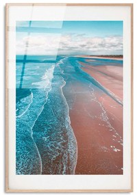 Κάδρο 123BZM2552 30x45cm Multi Wallity Κάθετοι Glass