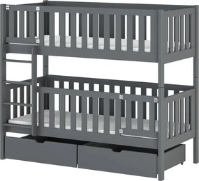 KSAWERY 80x180 graphite bunk bed Lano Furniture