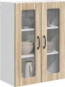 vidaXL Ραφιέρα τοίχου LUCCA Sonoma Δρυς 60 x 31 x 80 εκ.