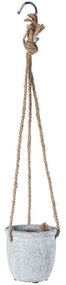 Κασπώ Κρεμαστό Scorpios 20491 Φ8,5x36cm Grey GloboStar Ceramic