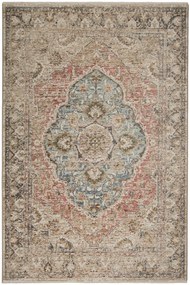 Χαλί Meryland 35024 110 Beige-Multi Βιοκαρπέτ 160X230cm