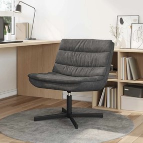 vidaXL Περιστρεφόμενη καρέκλα Μαύρο 63 x 75 x 76 εκ Λαμπερό PU