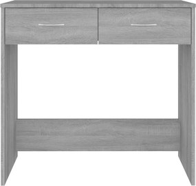 vidaXL Γραφείο Γκρι Sonoma 80 x 40 x 75 εκ. από Επεξεργασμένο Ξύλο
