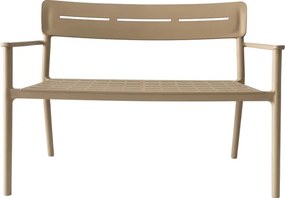Παγκάκι διθέσιο Cadrin pakoworld cappuccino PP 117x60x83εκ
