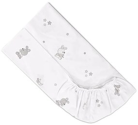 LORELLI ΣΕΝΤΟΝΙ ΜΕ ΛΑΣΤΙΧΟ 60/120CM LITTLE RABBITS GREY 20051316601