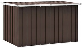 vidaXL Μπαούλο Αποθήκευσης Κήπου Καφέ 149 x 99 x 93 εκ.