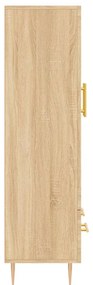 vidaXL Ντουλάπα Sonoma Δρυς 69,5 x 31 x 115 εκ. από Επεξεργασμένο Ξύλο