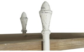 Ράφια DKD Home Decor Λευκό Φυσικό Μέταλλο Έλατο ξύλο ελάτου 40 % Μέταλλο 190 x 40 x 200 cm