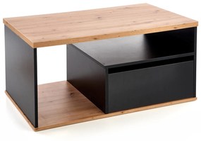 PANTERA c. table, color: wotan oak/black DIOMMI V-PL-PANTERA-WOTAN/CZARNY