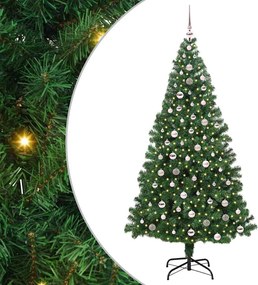 vidaXL Τεχνητό Χριστουγεννιάτικο Δέντρο με 300 LED Πράσινο 240 cm