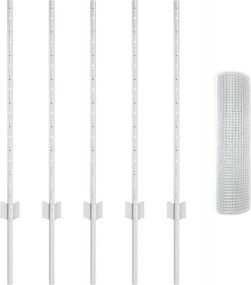 vidaXL Τεντώτο με στήριγμα Ασημί