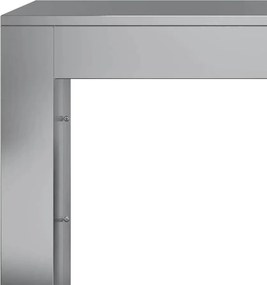 vidaXL Ράφι Καυσόξυλων 100x40x100 εκ. Γαλβανιζέ Ατσάλι