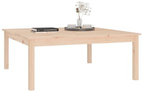 vidaXL Τραπεζάκι Σαλονιού Γκρι 100x100x40 εκ. από Μασίφ Ξύλο Πεύκου