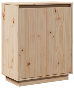 vidaXL Ντουλάπι 60 x 34 x 75 εκ. από Μασίφ Ξύλο Πεύκου