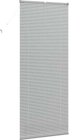 vidaXL Βενετσιάνικες Ρόδες Ασημί 220 x 95 εκ Αλουμίνιο