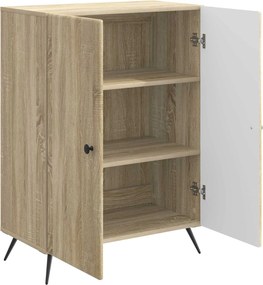 vidaXL Πλαϊνό γραφείο Sonoma Δρυς 66 x 34,5 x 90 εκ Επεξεργασμένο Ξύλο