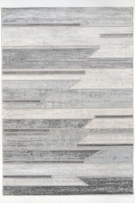 Σετ Χαλιά Κρεβατοκάμαρας 3Τμχ. Asti E083AY9 Grey-Cream Ezzo ΣΕΤ (2 70x140 & 70x220) Heatset - Polyester