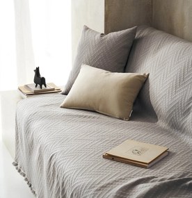 Ριχτάρι Πολυθρόνας (180x180) Gofis Home Ori Rock Grey 401/15