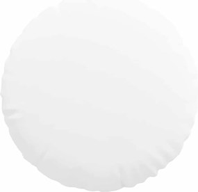 vidaXL Μαξιλάρια καθισμάτων 2 pcs Λευκό Ø60 x 21 εκ ύφασμα