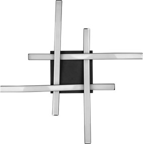 Φωτιστικό Πλαφονιέρα LED RL Route Black R62474432