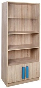 Bookcase Playroom Sonama-Blue  80X35X180cm