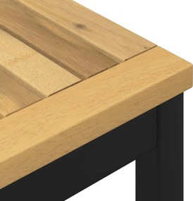 vidaXL Τραπεζάκι σαλονιού Λευκό και Μαύρο 100 x 100,5 x 45 εκ.