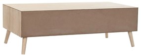 Τραπεζάκι Καφέ DKD Home Decor Καφέ Ξύλο Έλατο Πλαστική ύλη Ξύλο MDF 120 x 60 x 42,5 cm