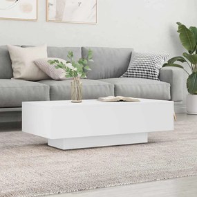 vidaXL Τραπεζάκι Σαλονιού Λευκό 100x49,5x31 εκ. από Επεξεργασμένο Ξύλο