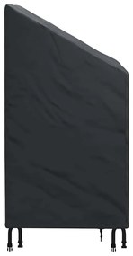 vidaXL Κάλυμμα Κήπου για Καρέκλα Μαύρο 70 x 70 x 85 / 125 cm Ύφασμα 210D