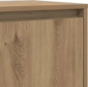 vidaXL Πλαϊνό γραφείο 2 pcs Artisan Oak 70 x 41 x 75 εκ.