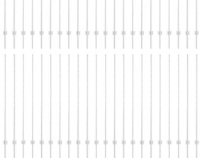 vidaXL Στύλος Περιφράξεων 44 pcs Ασημί 200 cm Ατσάλι