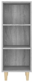 vidaXL Ντουλάπι Γκρι sonoma 34,5x32,5x90εκ. από Επεξεργασμένο Ξύλο