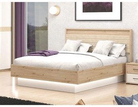 Ξύλινο Κρεβάτι Modena 180 Artisan - Cashmere - Artisan Matt Μπέζ 180x200 εκ. 194x209x115 εκ.