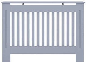 vidaXL Καπάκι Καλοριφέρ 2 pcs Γκρι 112 x 19 x 81.5 cm