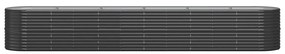 vidaXL Ζαρντινιέρα Ανθρακί 440x80x68 εκ Ατσάλι με Ηλεκτρ. Βαφή Πούδρας